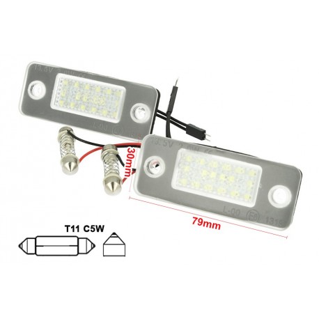 Kit LED TARGA Audi A8 D3 2002-2010 Bianco Canbus No Errore