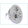 Lampada a LED "GU10" con 3 LED da 1W (3x1W) 220V