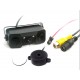 Video Parking Sensor 3 In 1 Telecamera Portatarga Visione Notturna Con Led 2 Sensori Parcheggio e Cicalino