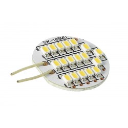 Lampada LED Bispina G4 2W DC 12V 18 SMD 3528 Bianco Caldo Lampadario Casa