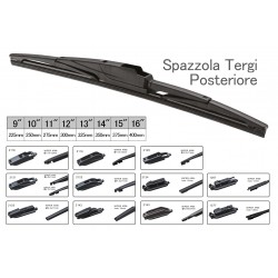 Spazzola Tergicristallo Posteriore Auto 11" 275mm 10 Attacchi Universale Multi Adattatori
