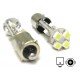 Lampada Led Canbus BA9S T4W 8 Smd No Errore Piedi Diritti 12V Con Resistenza