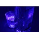 2 PZ Luce Led Sottobottiglia Sottobicchiere Colore Blu Blue Luminoso Per Decorazione Festiva Bar Pub DJ