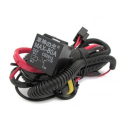 Cablaggio Rele Relay 24V 80A Stabilizzatore Corrente Per Lampada Xenon H7 H1 H3 H4 Mono Xenon Del Camion