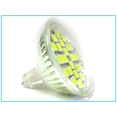 Lampada LED Dicroica MR16 GU5.3 4W 24 SMD