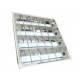 2 Kit Plafone Plafoniera Tubo Led A Griglia Da Incasso 595 X 595mm Per 4 Tubi Led T8 Da 60cm