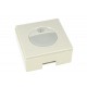 Faretto Luci Led Segnapasso Con Sensore Movimento 3W Bianco Neutro Quadrato Scatola Incasso 86X86 da Muro Incluso SKU-5570