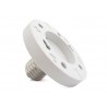2 PZ Convertitore Adattatore Portalampada Per Lampada Attacco Da E27 A GX53