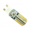 Lampada LED G9 220V 3,5W Bianco Caldo 360 gradi Con Silicone 64 SMD 3014 Diametro Solo 16mm