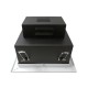Carcassa Plafoniera Da Incasso Orientabile Quadrato Per 1 Posto Lampada Led AR111 Cornice Bianco SKU-3581