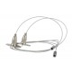 Kit Staffa Per il Fissaggio a Sospensione della Plafoniera Led Tri Proof TL1560N e Profilo Alluminio BA1732
