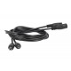 2 PZ Cavo Prolunga Da 1 Metro Con Presa Femmina e Spina Maschio Diametro 5,5mm x 2,1mm Per Alimentazione DC JACK