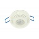Sensore PIR Movimento e Crepuscolare Timer Da Incasso Rotondo Carcassa Bianca 220V 360 Gradi SKU-5091