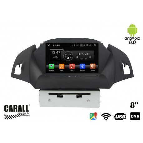 Autoradio Android 8,0 Ford Kuga GPS DVD USB SD WI-FI Bluetooth Navigatore