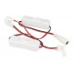 2 PZ Interruttore ON/OFF Con Connettore 8mm Per Chiudere Striscia Led e Cavo DC JACK Alimentazione Presa Femmina 5,5mm x 2,1mm