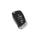 Guscio Chiave Telecomando 3 Tasti Bagagliaio Con Lama HU83 Batteria Su Circuito Senza Transponder Per Peugeot Citroen