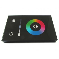 Centralina RGB Kit Led Controller Touch Pannello Da Incasso Muro Standard Italiano Scatola 503 Rettangolare 12V 144W TM08U