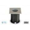 Faretto Quadrato Per Lampada GU10 Calpestabile Segnapasso Incasso da Pavimento IP65 Carrabile Acciaio SKU-7516