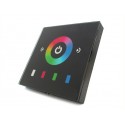 Centralina RGB Led Kit Controller Touch Panel Full Color Da Incasso Quadrata 12V 12A Per Strip Bobina Led TM08E2