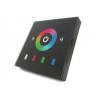 Centralina RGB Led Kit Controller Touch Panel Full Color Da Incasso Quadrata 12V 12A Per Strip Bobina Led TM08E2