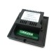 Centralina RGB Led Kit Controller Touch Panel Full Color Da Incasso Quadrata 12V 144W Sfondo Nero TM08