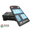 Centralina RGBW 4 Canali Controller RGB+W RGB Wireless Per Luci Striscia Bobina Led 12V 24V 16A RF104