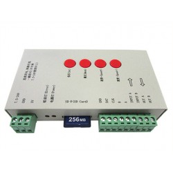 Centralina SPI Magic Color Led RGB Controller T1000S Con SD IC WS2801 WS2811 WS2812 WS2803 LPD8806 LPD8809 LPD6803 TM1803