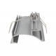 Clip Guida Con Molla Per Fissaggio Da Incasso A Muro Parete e Cartongesso Del Profilo Alluminio BA5003 Con 2 Linguette Diverse