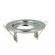 2 PZ Porta Faretti Led GU10 MR16 Rotondo Fisso Con Molla Cromato Spotlight Fitting SKU-3586