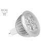 Faretto Lampada LED Dicroica MR16 GU5.3 12V 4W 4X1W Bianco Neutro Naturale 4500K