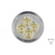 Faretto Lampada LED Dicroica MR16 GU5.3 12V 4W 4X1W Bianco Neutro Naturale 4500K