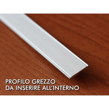 Profilo Barra Alluminio Grezzo Piatto Da 10mm 1 Metro