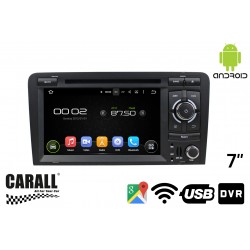 Autoradio Android 8,0 Audi A3 GPS DVD USB SD WI-FI Bluetooth Navigatore
