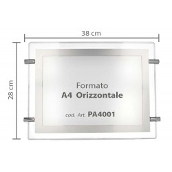 Pannello Led Pubblicitario A4 Orizzontale 12V 4W