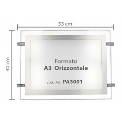 Pannello Led Pubblicitario A3 Orizzontale 12V 8W