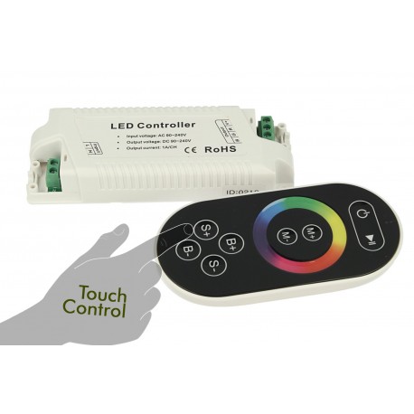 Centralina Led Controller RGB 220V Per Striscia Led Alta Tensione Con Telecomando Wireless RF700