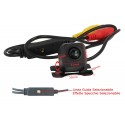 Telecamera Retromarcia Portatarga Orientabile Linea Guida e Effetto Specchio Opzionale 12V Auto