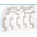 20 Clip Per Fissare Bobina Striscia Led Impermeabile Da 12mm Di Larghezza