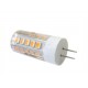 Lampadina LED Bispina G4 DC AC 12V 4W 360 Gradi Bianco Caldo Con 33 Smd 2835