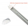 Tubo Led T8 G13 120cm 20W Bianco Freddo Con Vetro Trasparente Super Potente