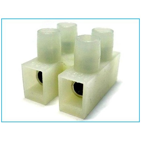 10 pz Mammut Elettrico Morsettiera a Spina Morsetti Connettori 2 Poli Per Fili Cavi Elettrici