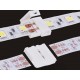 4 Connettore 12mm Per Unire Due Bobine Led Smd RGB 5050 Senza Saldare