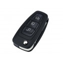 Guscio Chiave Telecomando con 3 Tasti Lama HU101 Senza Transponder Per Ford Focus Fiesta Kuga Ka Mondeo Fusion S-Max C-Max