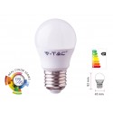 Lampada A Led E27 CRI 95 G45 5,5W 470LM Freddo 6400K Forma Sfera Bulbo Pallina SKU-7493