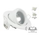 Porta Faretto Led GU10 MR16 Da Incasso Colore Bianco Orientabile 90 Gradi Rotondo Con Ghiera SKU-3689