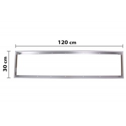 Struttura Telaio Supporto Montaggio Pannello Led 120X30cm