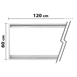 Struttura Telaio Supporto Montaggio Pannello Led 120X60cm