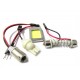 Pannello Lampada Led COB 18 Chip 12V 3,6W 27X18mm Siluro T11 Regolabile T10 W5W BA9S T4W