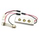 Pannello Led Per Luci Plafoniera Abitacolo Cortesia Auto 3 Smd PCB Osram Bianco 12V T10 e Siluro
