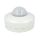 Sensore di Movimento a Infrarossi e Crepuscolare 360 Gradi Montaggio a Plafone Carcassa Bianca IP20 Manual Override SKU-1355